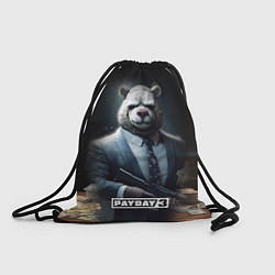 Рюкзак-мешок Payday3 bear, цвет: 3D-принт