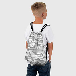 Рюкзак-мешок Камуфляж серый, цвет: 3D-принт — фото 2