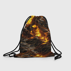 Рюкзак-мешок Золотистая текстура, цвет: 3D-принт
