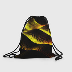 Рюкзак-мешок Золотистые линии, цвет: 3D-принт