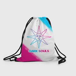Рюкзак-мешок Dark Souls neon gradient style, цвет: 3D-принт
