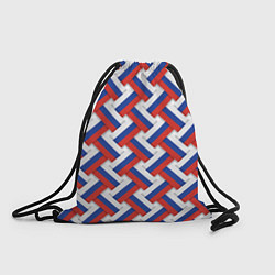 Рюкзак-мешок Россия - плетёнка, цвет: 3D-принт