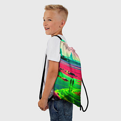 Рюкзак-мешок Кислотный мир, цвет: 3D-принт — фото 2