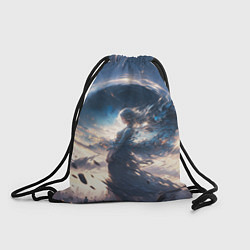 Рюкзак-мешок Небесная девушка от нейросети, цвет: 3D-принт