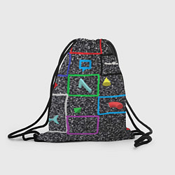 Рюкзак-мешок Цифровой шум, цвет: 3D-принт