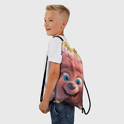 Рюкзак-мешок Веселый медвежонок, цвет: 3D-принт — фото 2