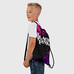 Рюкзак-мешок Blackpink - neon, цвет: 3D-принт — фото 2