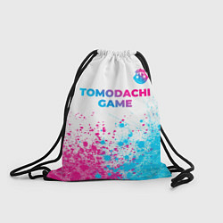 Мешок для обуви Tomodachi Game neon gradient style: символ сверху