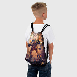 Рюкзак-мешок Трансформеры: Бамблби, цвет: 3D-принт — фото 2