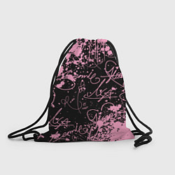 Рюкзак-мешок Блэкпинк - автографы, цвет: 3D-принт