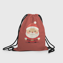 Рюкзак-мешок Санта Клаус: арт нейросети, цвет: 3D-принт
