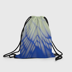 Рюкзак-мешок Лучи - неоновый синий - Хуф и Ся, цвет: 3D-принт