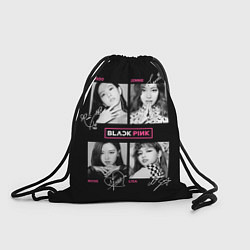 Рюкзак-мешок Blackpink K-pop girl, цвет: 3D-принт