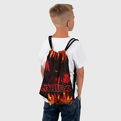 Рюкзак-мешок Fire Roblox, цвет: 3D-принт — фото 2