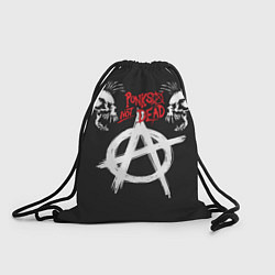 Рюкзак-мешок Punks not dead - анархия, цвет: 3D-принт