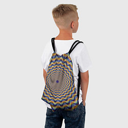 Рюкзак-мешок Гипнотический рисунок, цвет: 3D-принт — фото 2