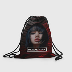 Мешок для обуви Blackpink red and black