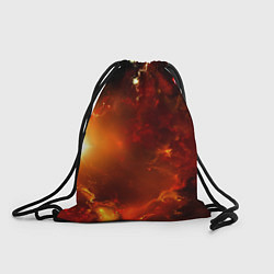Рюкзак-мешок Небо в огне, цвет: 3D-принт