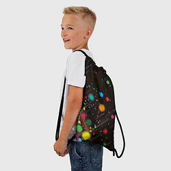 Рюкзак-мешок Красочное конфети, цвет: 3D-принт — фото 2