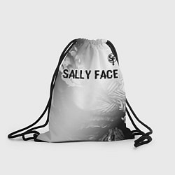 Рюкзак-мешок Sally Face glitch на светлом фоне: символ сверху, цвет: 3D-принт