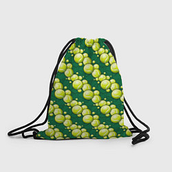 Рюкзак-мешок Большой теннис - мячики, цвет: 3D-принт