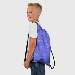 Рюкзак-мешок Морской паттерн, цвет: 3D-принт — фото 2