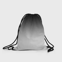 Рюкзак-мешок Black and white gradient, цвет: 3D-принт