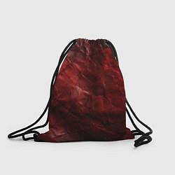 Рюкзак-мешок Текстура красная кожа, цвет: 3D-принт