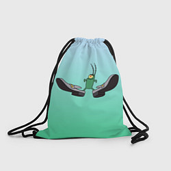 Рюкзак-мешок Планктон в тягах бархатных, цвет: 3D-принт