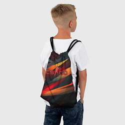 Рюкзак-мешок CS GO abstract logo, цвет: 3D-принт — фото 2