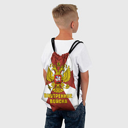 Рюкзак-мешок Внутренние Войска - герб, цвет: 3D-принт — фото 2