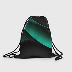 Рюкзак-мешок Абстрактная зеленая текстура, цвет: 3D-принт