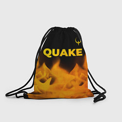 Мешок для обуви Quake - gold gradient: символ сверху