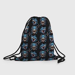 Рюкзак-мешок Shark - pattern, цвет: 3D-принт