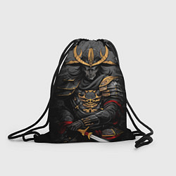 Рюкзак-мешок Тёмный самурай, цвет: 3D-принт
