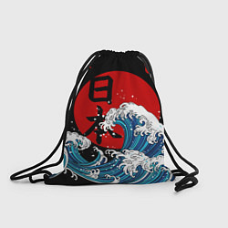 Рюкзак-мешок Japan sea, цвет: 3D-принт