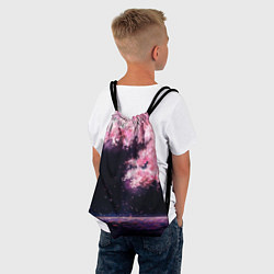Рюкзак-мешок Небо сакуры, цвет: 3D-принт — фото 2