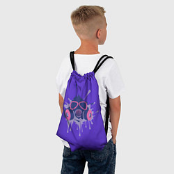 Рюкзак-мешок Противогаз и Брызги чернил, цвет: 3D-принт — фото 2