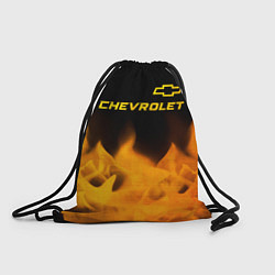 Мешок для обуви Chevrolet - gold gradient: символ сверху