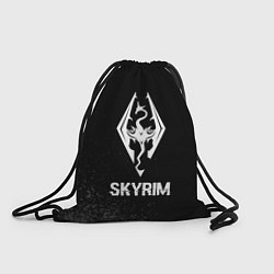 Рюкзак-мешок Skyrim glitch на темном фоне, цвет: 3D-принт