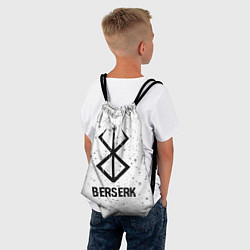Рюкзак-мешок Berserk glitch на светлом фоне, цвет: 3D-принт — фото 2