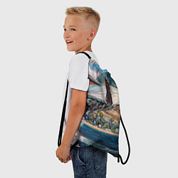 Рюкзак-мешок Лахайна - Балет Кита, цвет: 3D-принт — фото 2