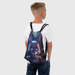 Рюкзак-мешок Bonnie FNAF, цвет: 3D-принт — фото 2