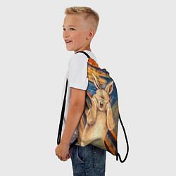 Рюкзак-мешок Картина Крик - кролик, цвет: 3D-принт — фото 2