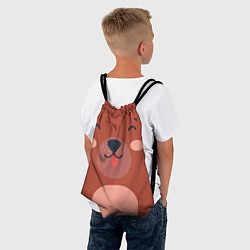 Рюкзак-мешок Малаш медвежонок, цвет: 3D-принт — фото 2