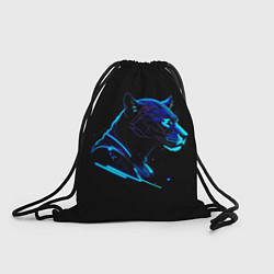 Рюкзак-мешок Пантера киберпан, цвет: 3D-принт