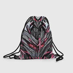Рюкзак-мешок Красная кибер броня, цвет: 3D-принт