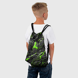 Рюкзак-мешок Текстура киберпанка, цвет: 3D-принт — фото 2
