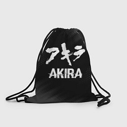 Рюкзак-мешок Akira glitch на темном фоне, цвет: 3D-принт