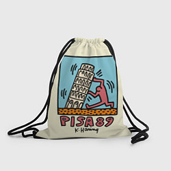 Рюкзак-мешок Кейт Харинг - Пиза 1989, цвет: 3D-принт